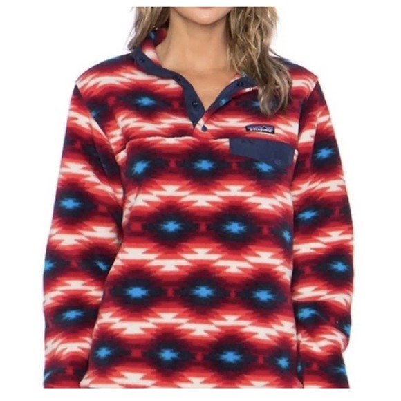 Patagonia Sweaters - Patagonia Synchilla Wild Desert Snap T-Fleece Western Aztec